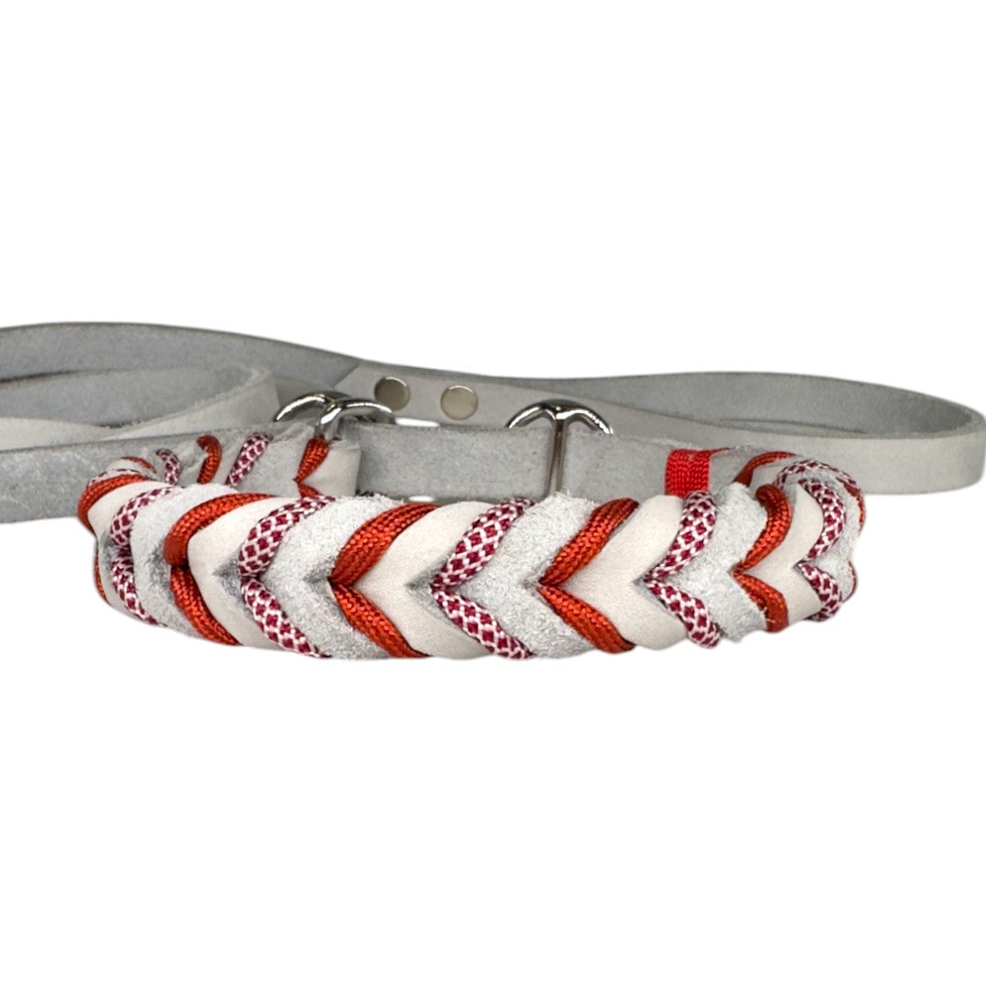 Guinzaglio Retriever in Cuoio Nabuk Marrone – Robusto, Elegante e Confortevole per Cani di Tutte le Taglie
