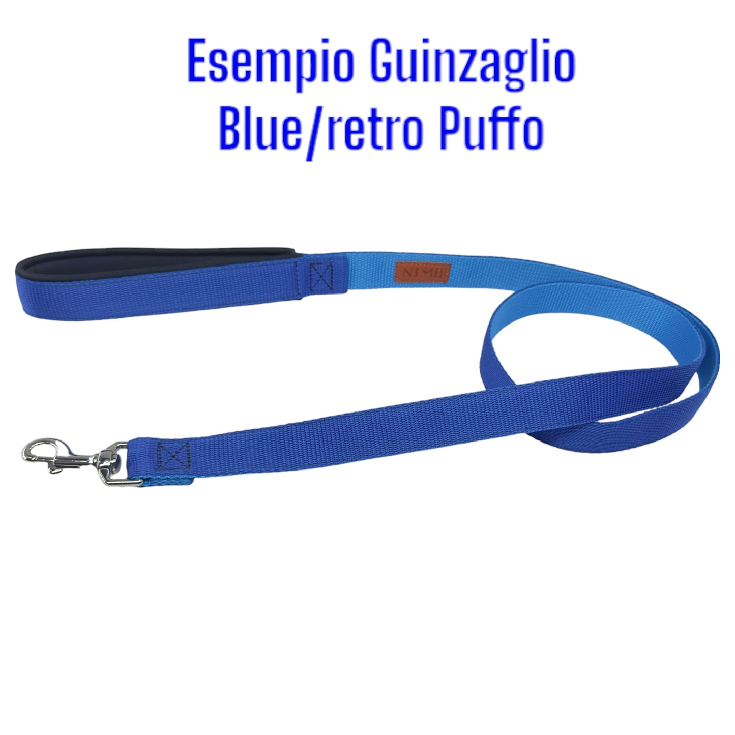 Guinzaglio Blue Doppia Fettuccia