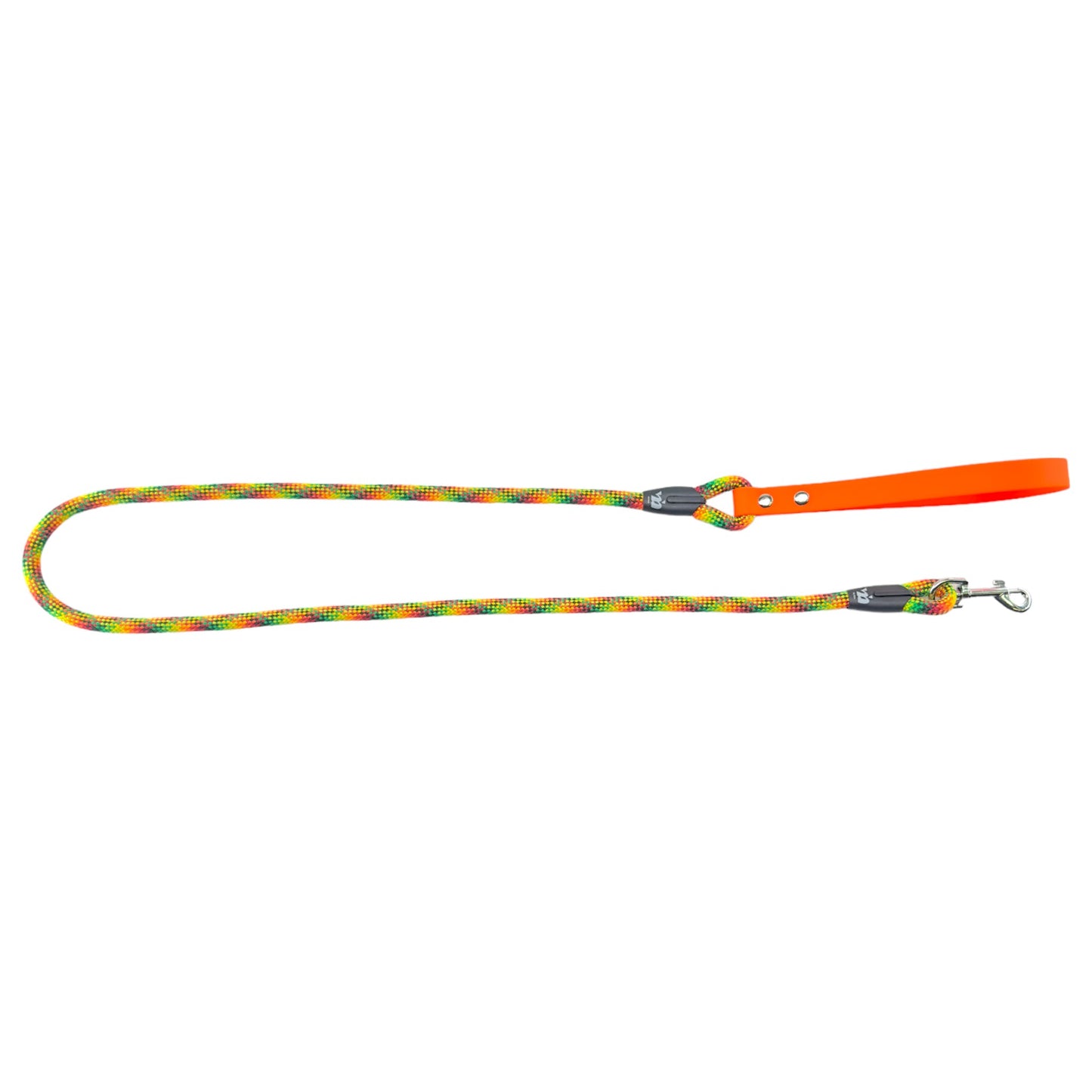 Guinzaglio cane LeashMaster  In corda e Biothane Arancio