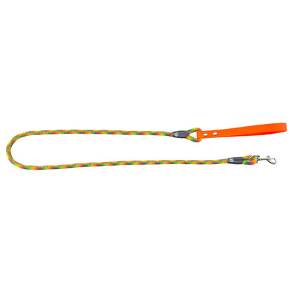 Guinzaglio cane LeashMaster  In corda e Biothane Arancio