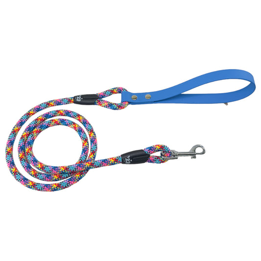 Guinzaglio cane WagLine  In corda e Biothane Blue