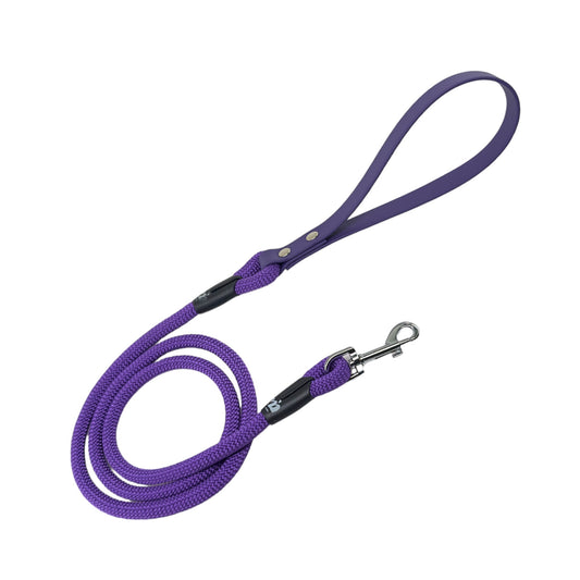 Guinzaglio cane FetchLead In corda e Biothane Viola